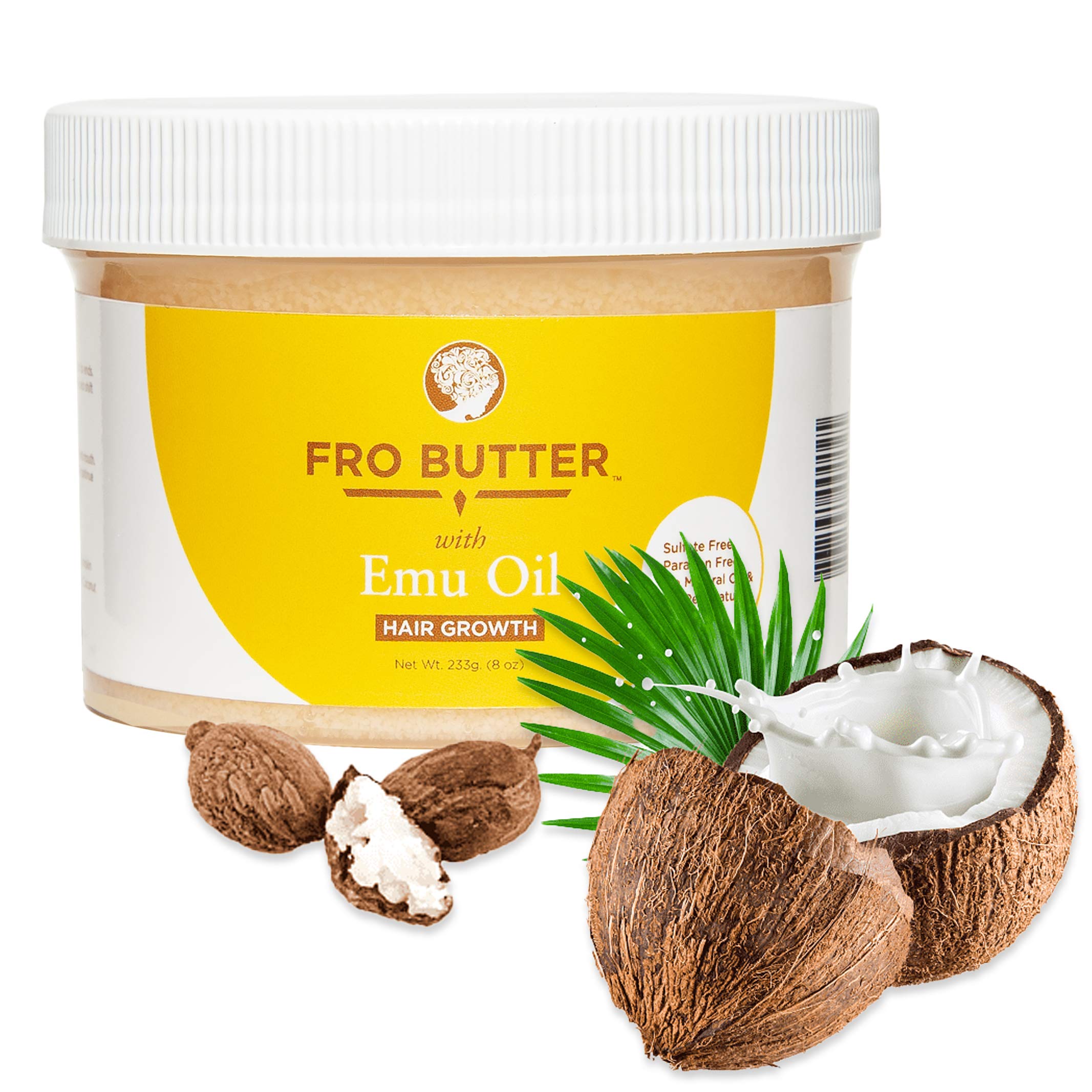 Fro Butter with Emu Oil-All Natural and Organic Hair Butter by Fro Butter